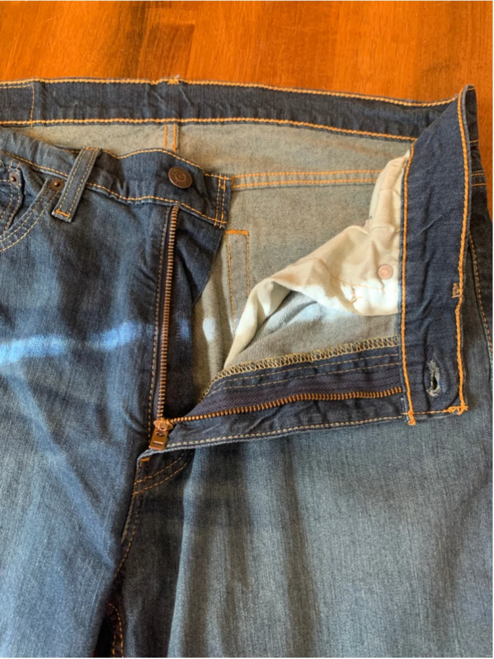 Men's Levi's Straight Leg Jeans, Blue, Waist 36